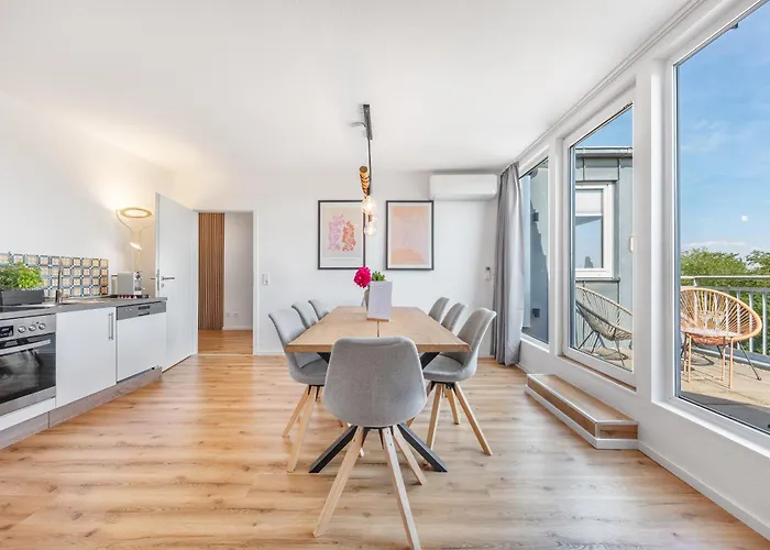 Mango Living I Stadtoase I Modern I 3 Schlafzimmer I 95 Qm I 9 Personen Lägenhet Mönchengladbach
